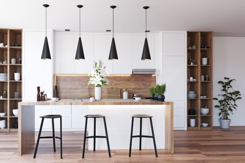 kitchen with modern aesthetics