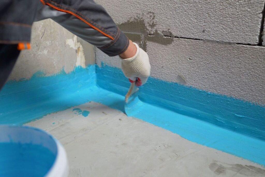 Waterproofing your bathroom prevents water damage in the future