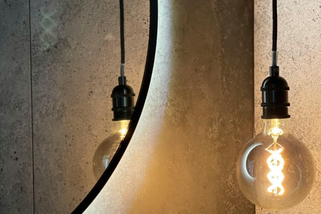 pendant lighting provides focused lighting