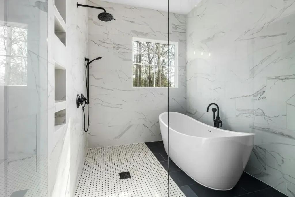 mid-range bathroom renovation